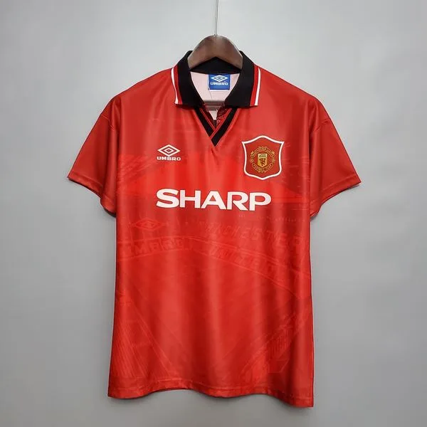 Camiseta de fútbol Manchester United 1994/96 LOCAL MANGA CORTA VERSION FAN